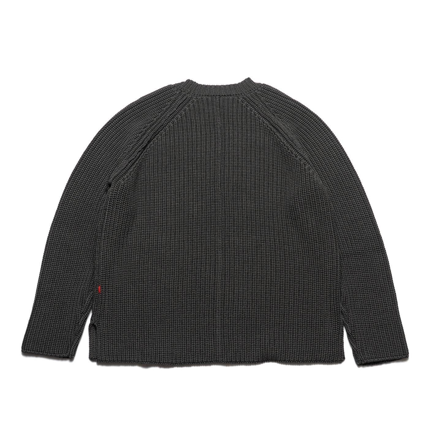 CASEY CASEY * 25HK028 PANNOCCHIA SWEATER CREPE COT * Storm