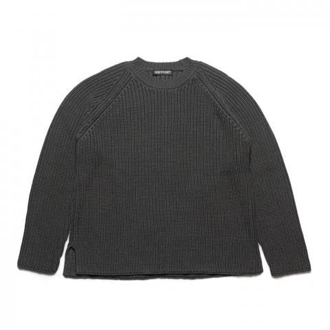 CASEY CASEY * 25HK028 PANNOCCHIA SWEATER CREPE COT * Storm