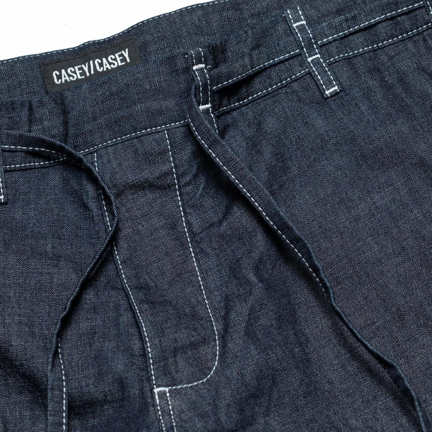 CASEY CASEY * 25HP293 TIE ME UP PANT DENIM L(2Ÿ)