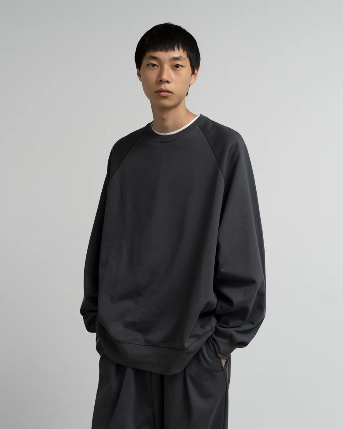 Graphpaper * GM253-70195B Hard Terry Crew Neck Sweat(2Ÿ)