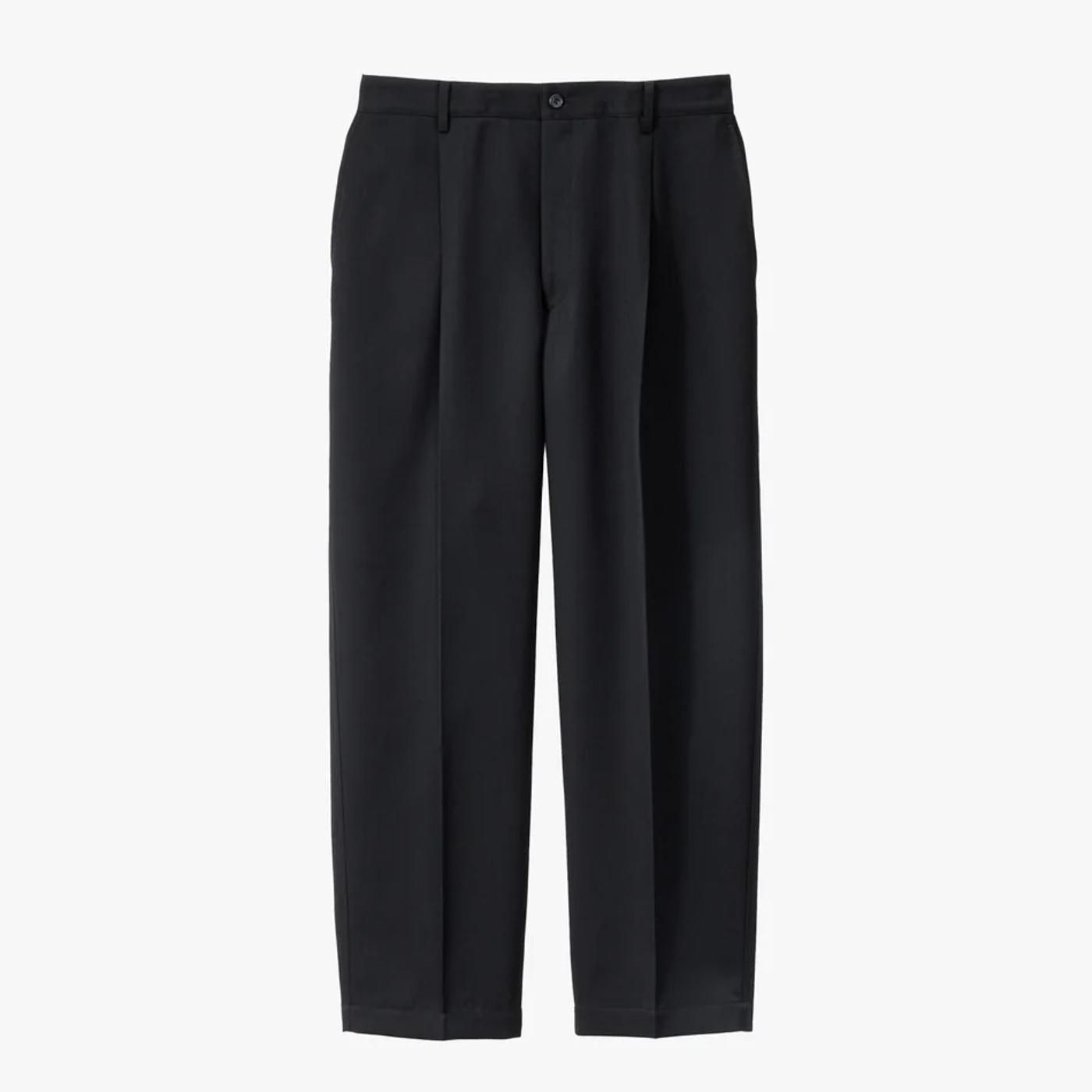 Graphpaper * GM253-40177B Scale Off Wool Wide Tapered Slacks(2Ÿ)