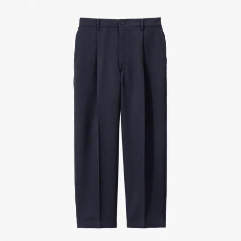 Graphpaper * GM253-40177B Scale Off Wool Wide Tapered Slacks(2Ÿ)