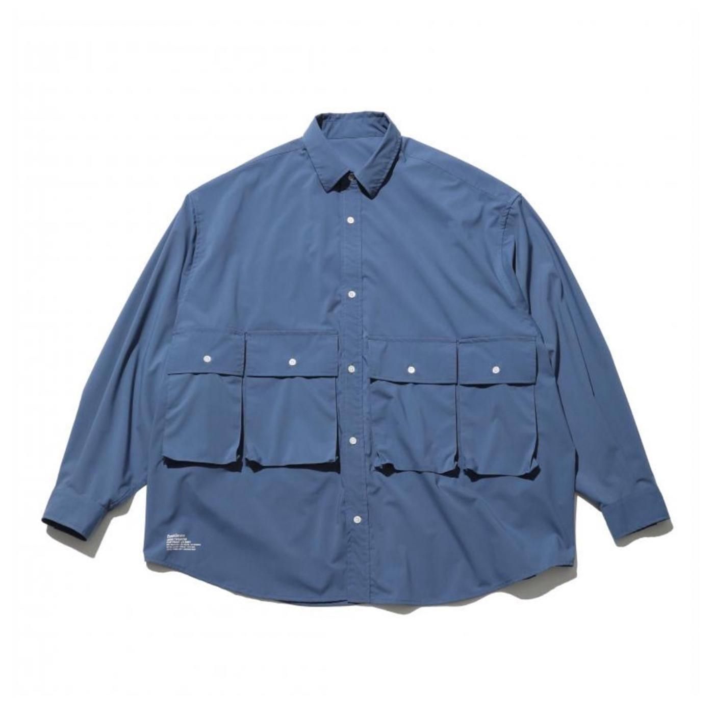 FreshService * MICRO TYPEWRITER FLAP POCKET L/S SHIRT(3Ÿ)