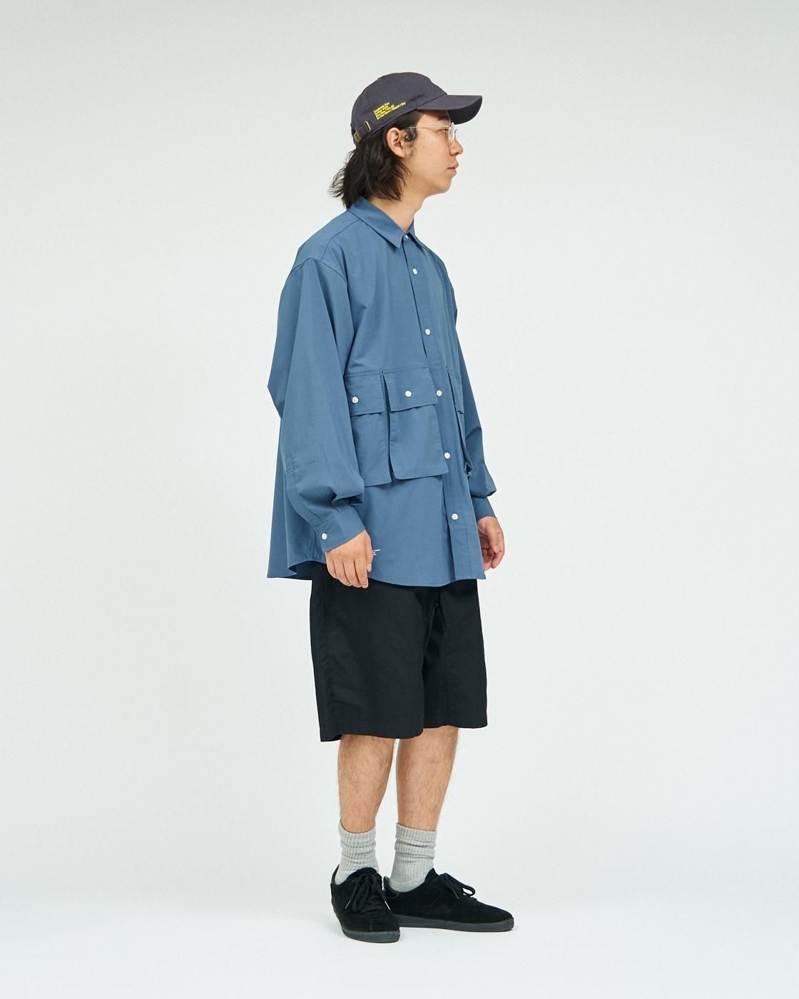 FreshService * MICRO TYPEWRITER FLAP POCKET L/S SHIRT(3Ÿ)