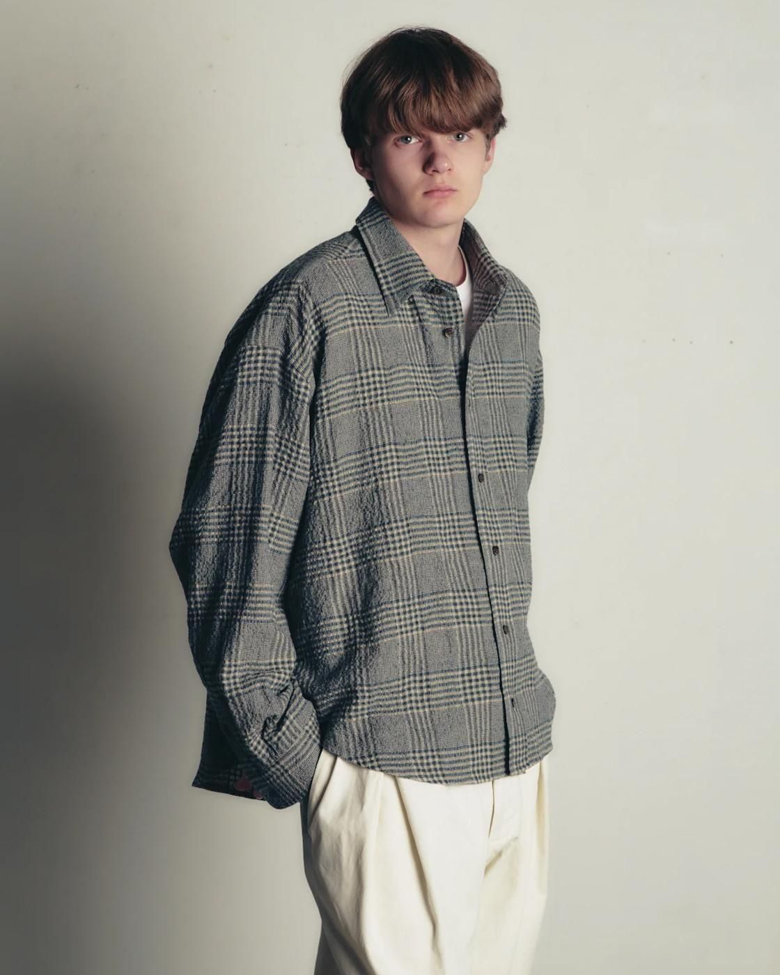 is-ness * CHECKERED STANDARD SHIRT(2Ÿ)