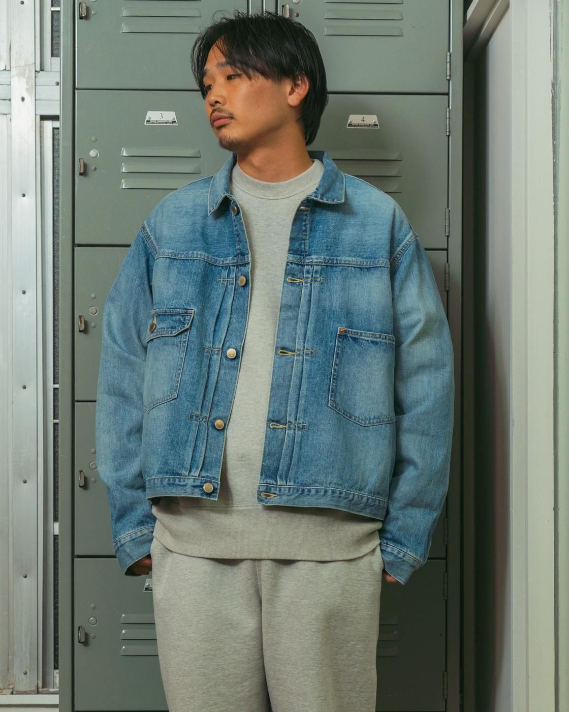 Unlikely * U25F-18-0010 Unlikely Time Travel Trucker Jacket 1977Wash * Vintage Indigo 