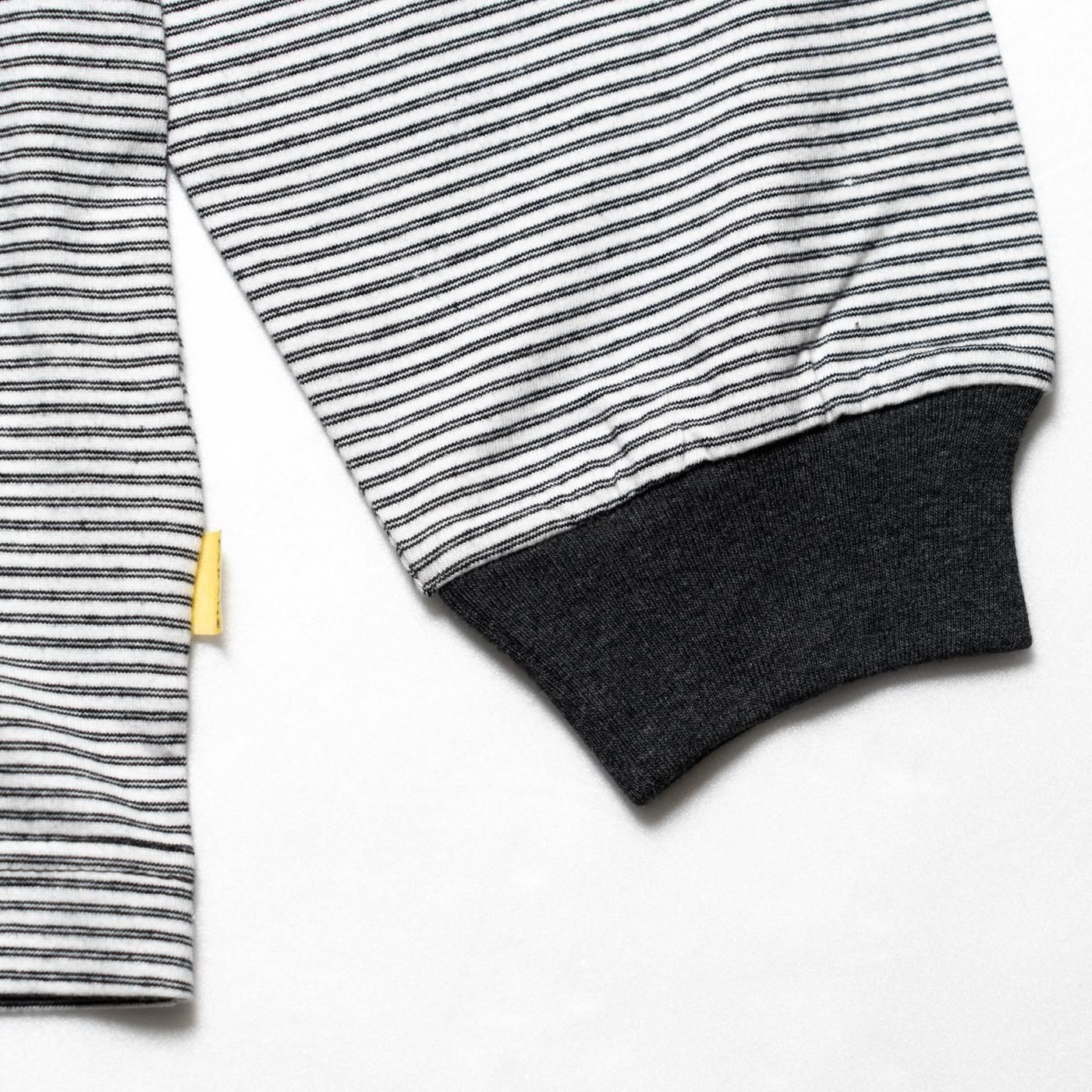 FARAH * FR0502-M3005 Micro Striped Crewneck L/S Tee(2Ÿ)