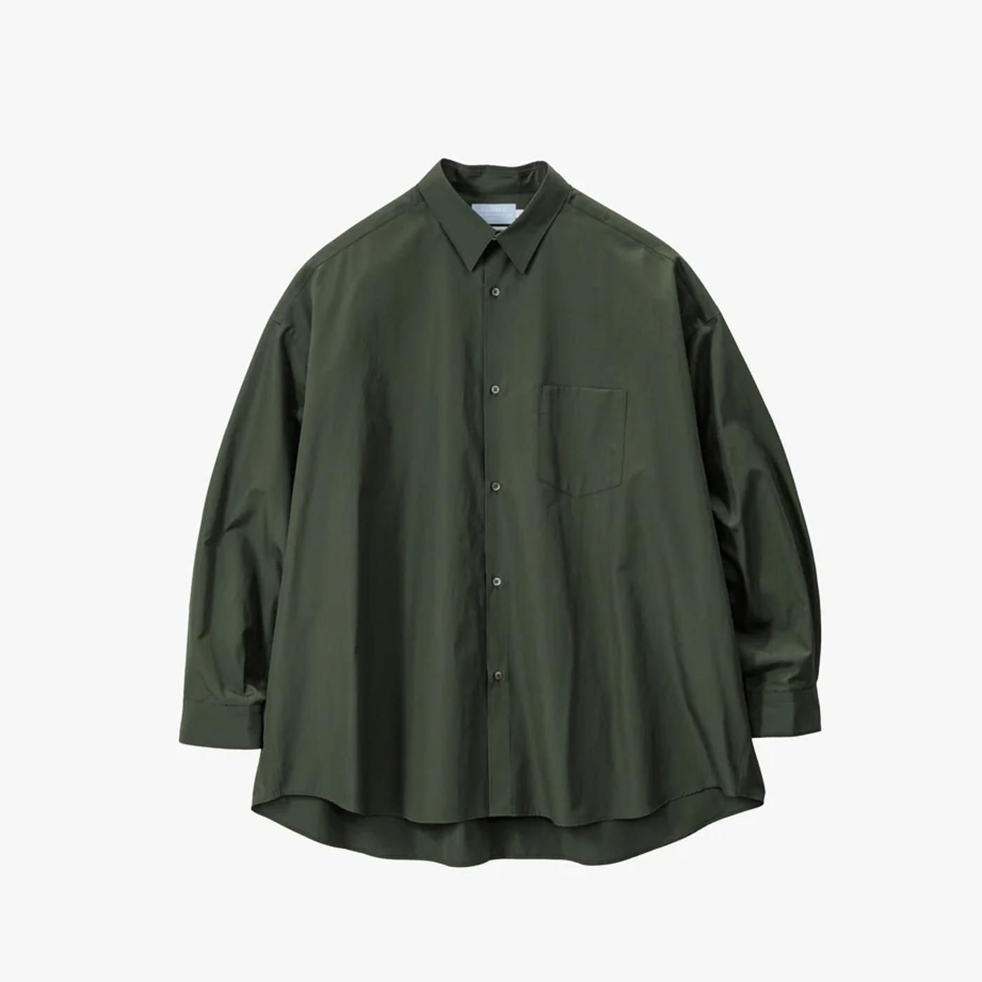 Graphpaper * GM253-50295 ALUMO for GP L/S Oversized Regular Collar Shirt(4Ÿ)