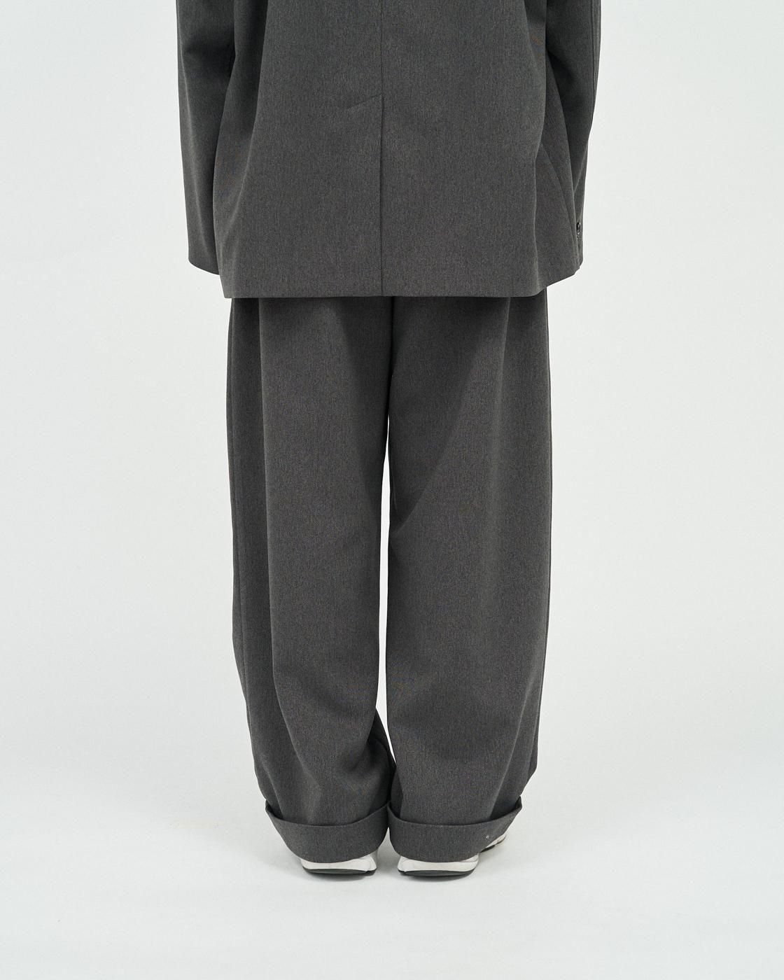 FreshService * FSC253-40122 SOLOTEX FULFLAN WIDE TROUSERS(3Ÿ)