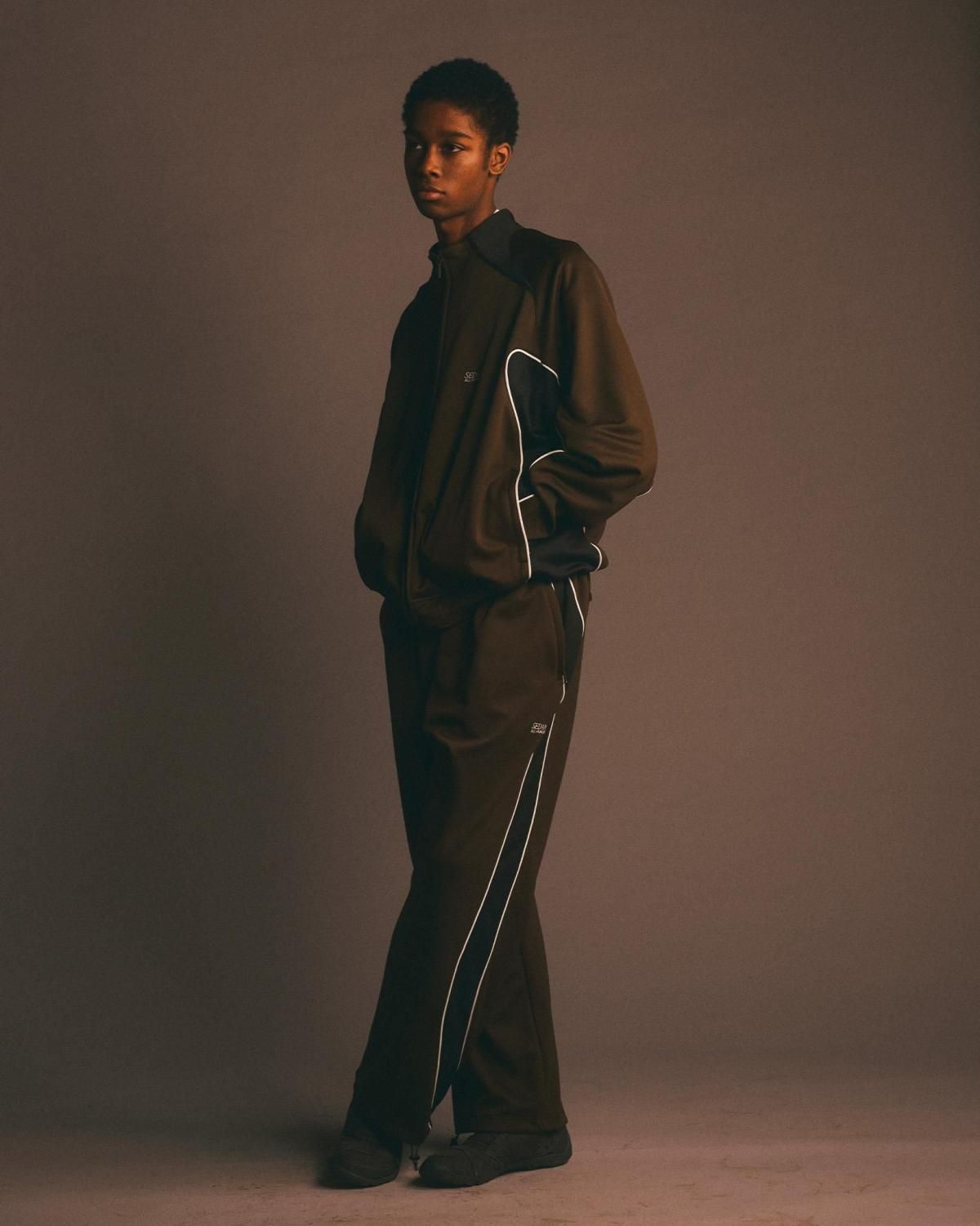 SEDAN ALL-PURPOSE * SD25F-PT05 OG Logo Track Pants * Brown/Black