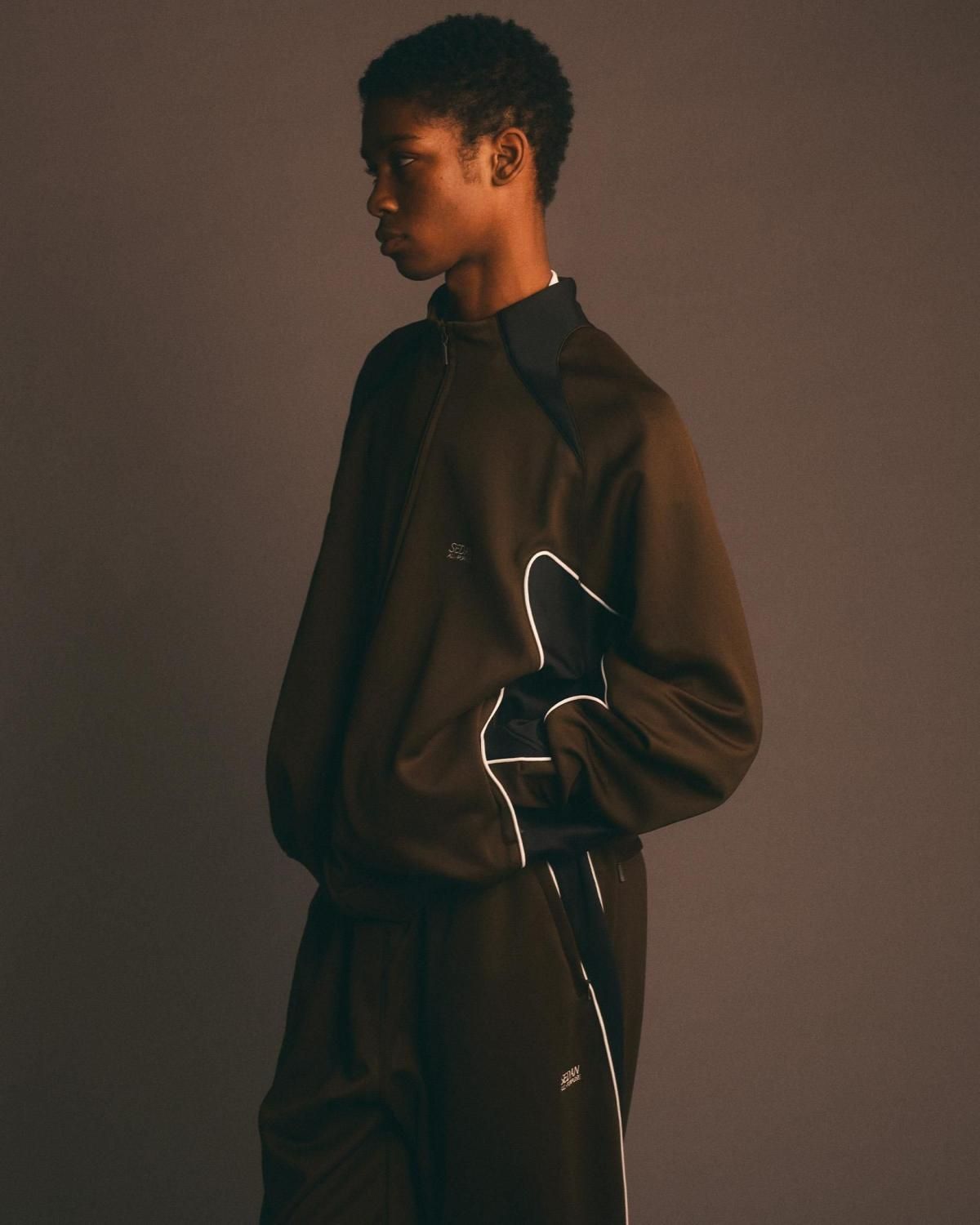 SEDAN ALL-PURPOSE * SD25F-CT04 OG Logo Track Jacket * Brown/Black