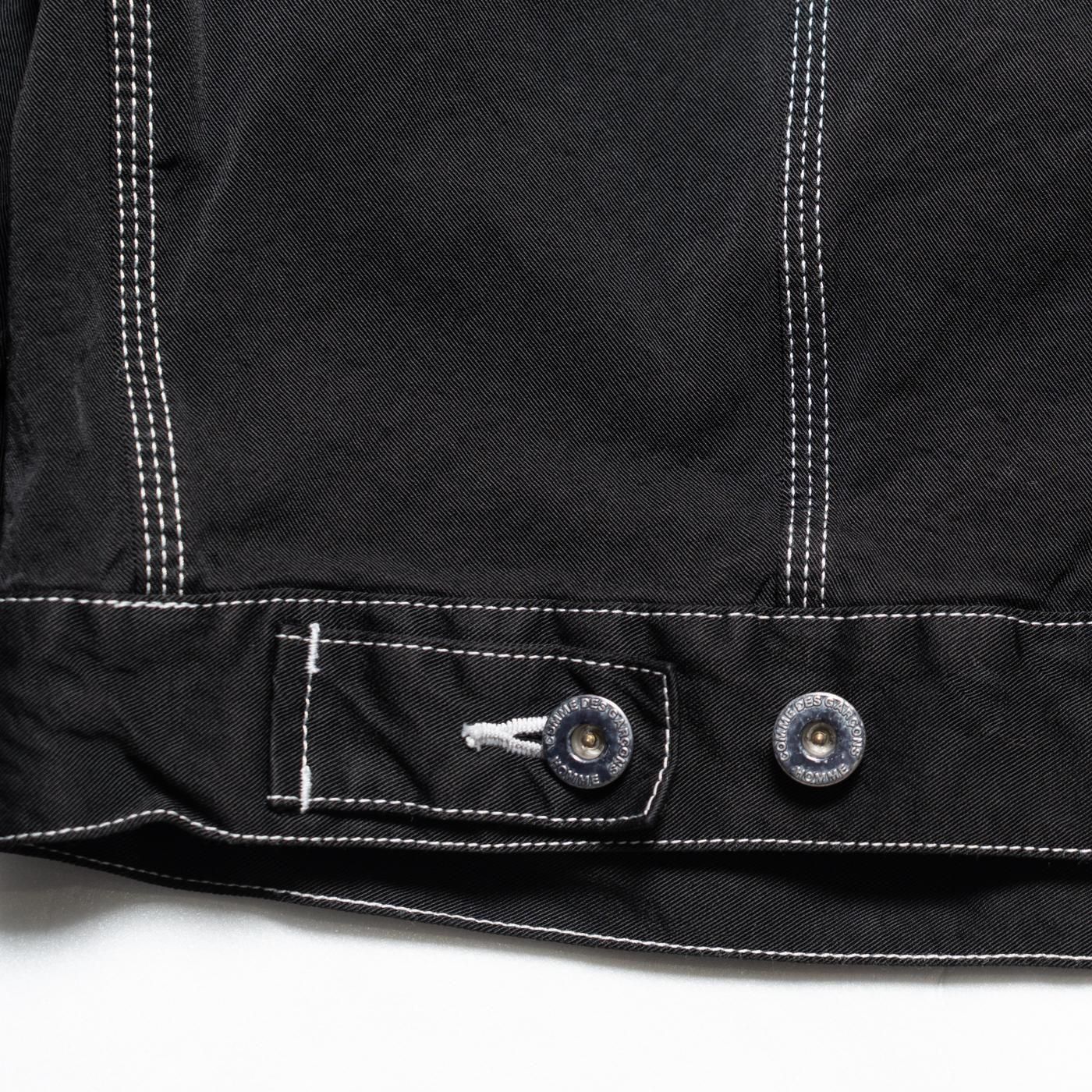 COMME des GARCONS HOMME * HP-J014 Nylon Span Twill Garment Dyed Jacket * Black