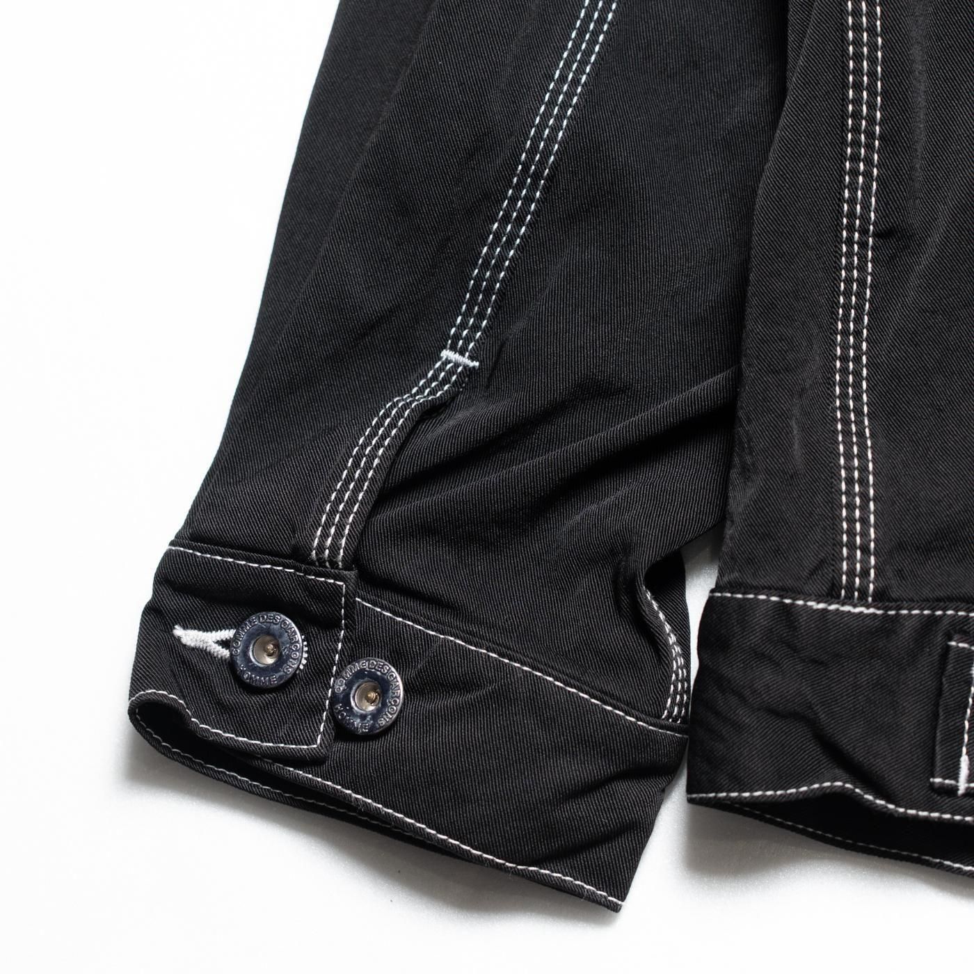 COMME des GARCONS HOMME * HP-J014 Nylon Span Twill Garment Dyed Jacket * Black