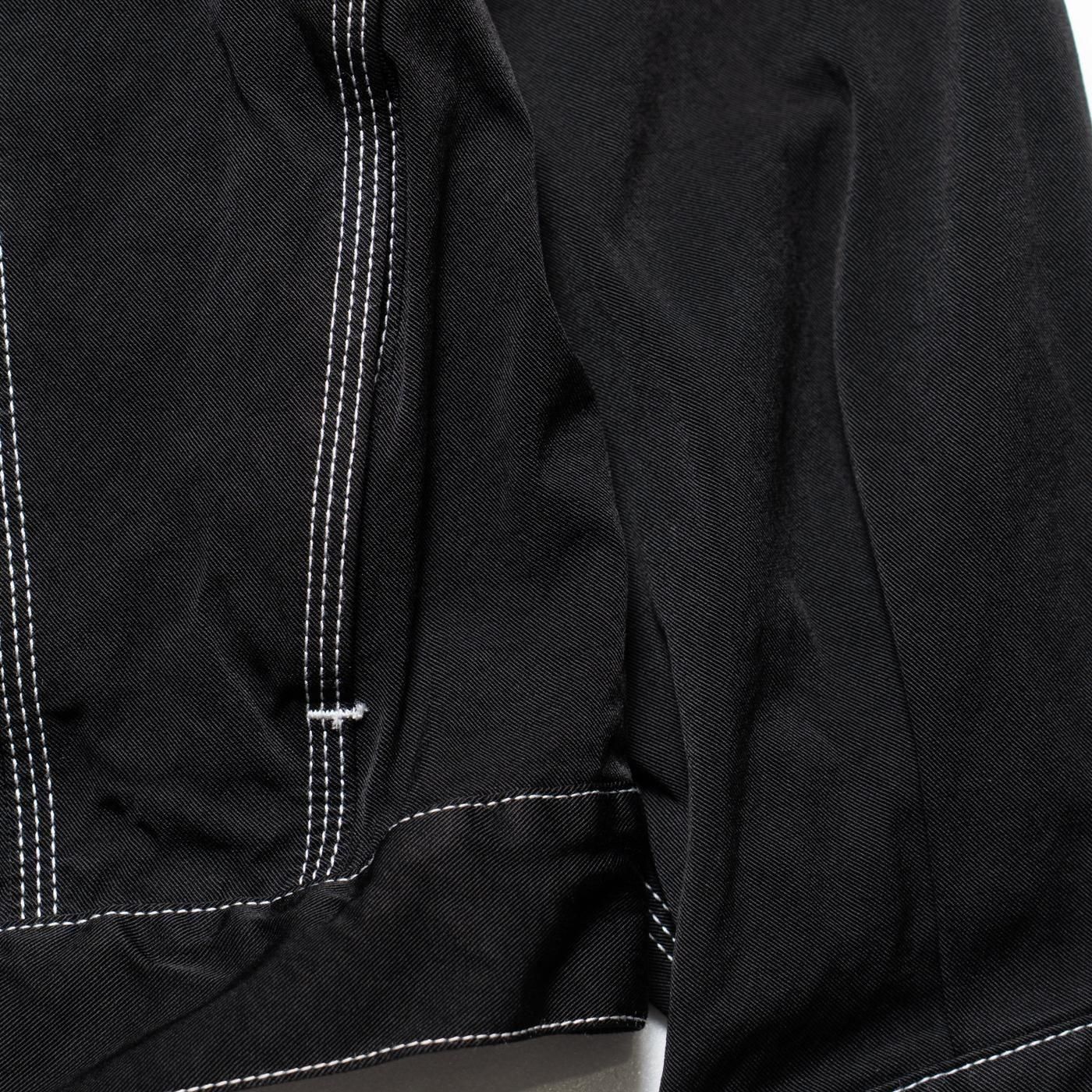 COMME des GARCONS HOMME * HP-J014 Nylon Span Twill Garment Dyed Jacket * Black