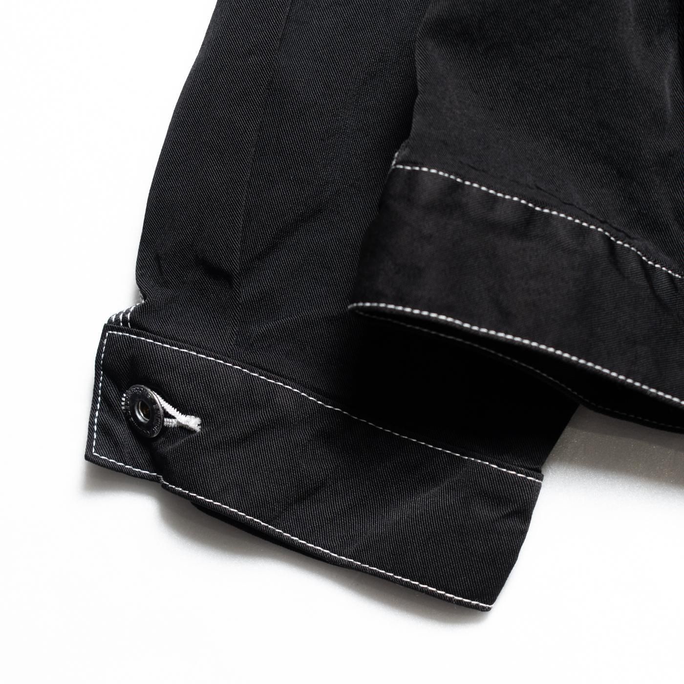 COMME des GARCONS HOMME * HP-J014 Nylon Span Twill Garment Dyed Jacket * Black