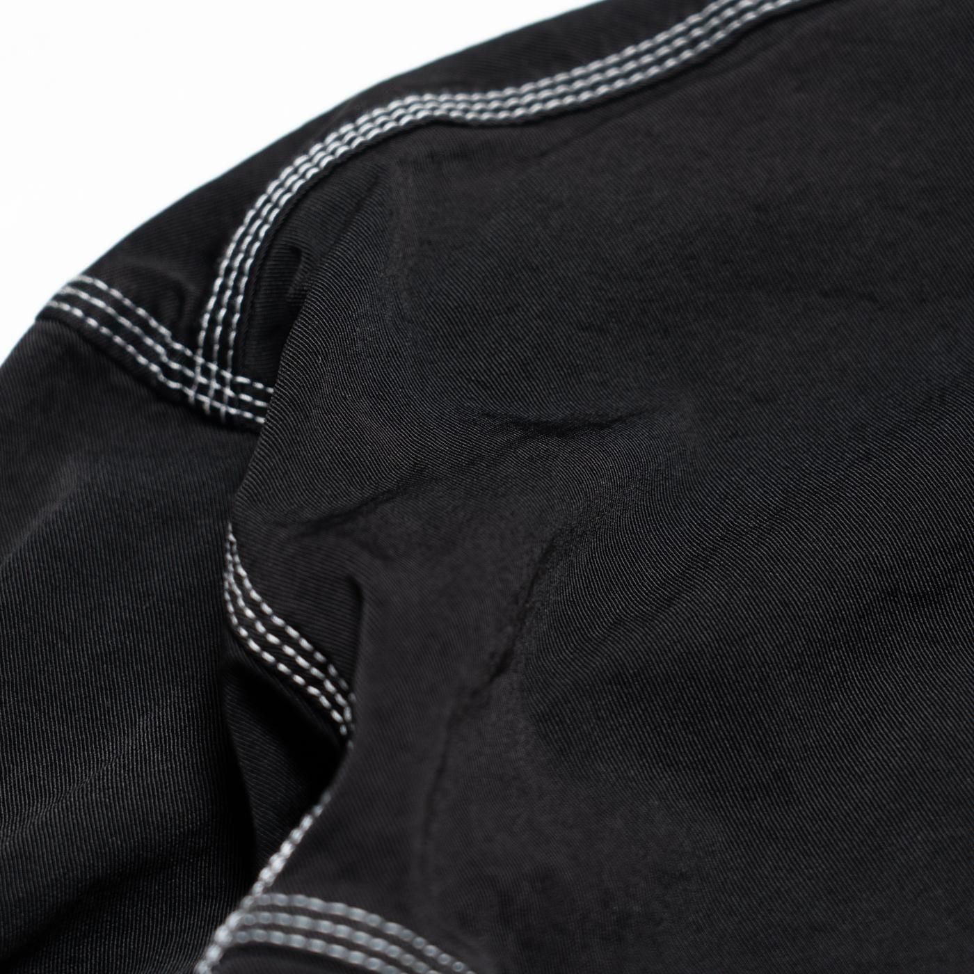 COMME des GARCONS HOMME * HP-J014 Nylon Span Twill Garment Dyed Jacket * Black