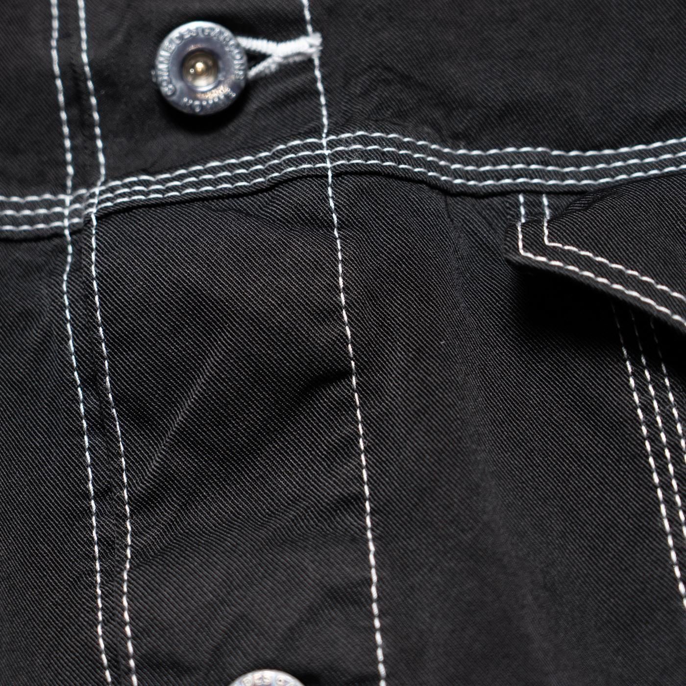 COMME des GARCONS HOMME * HP-J014 Nylon Span Twill Garment Dyed Jacket * Black