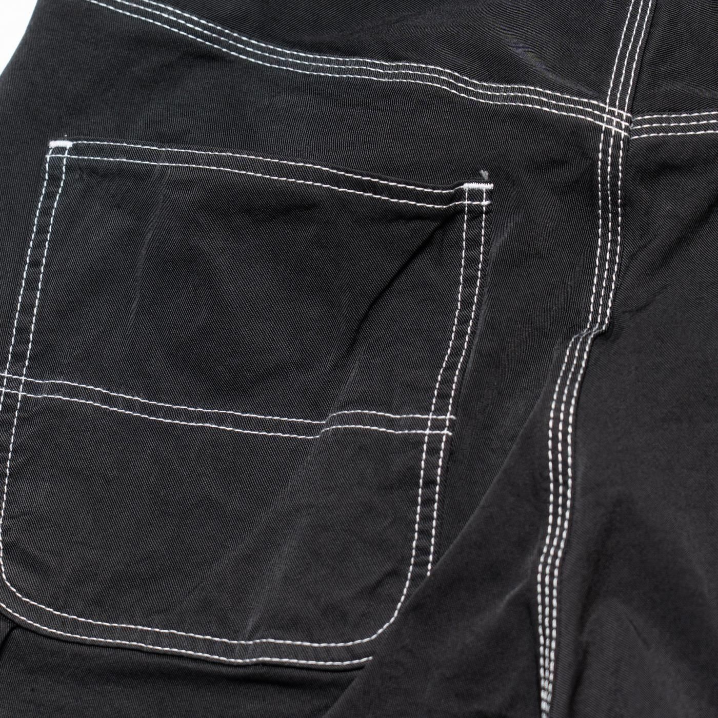 COMME des GARCONS HOMME * HP-P017 Nylon Span Twill Garment Dyed Painter Pants * Black