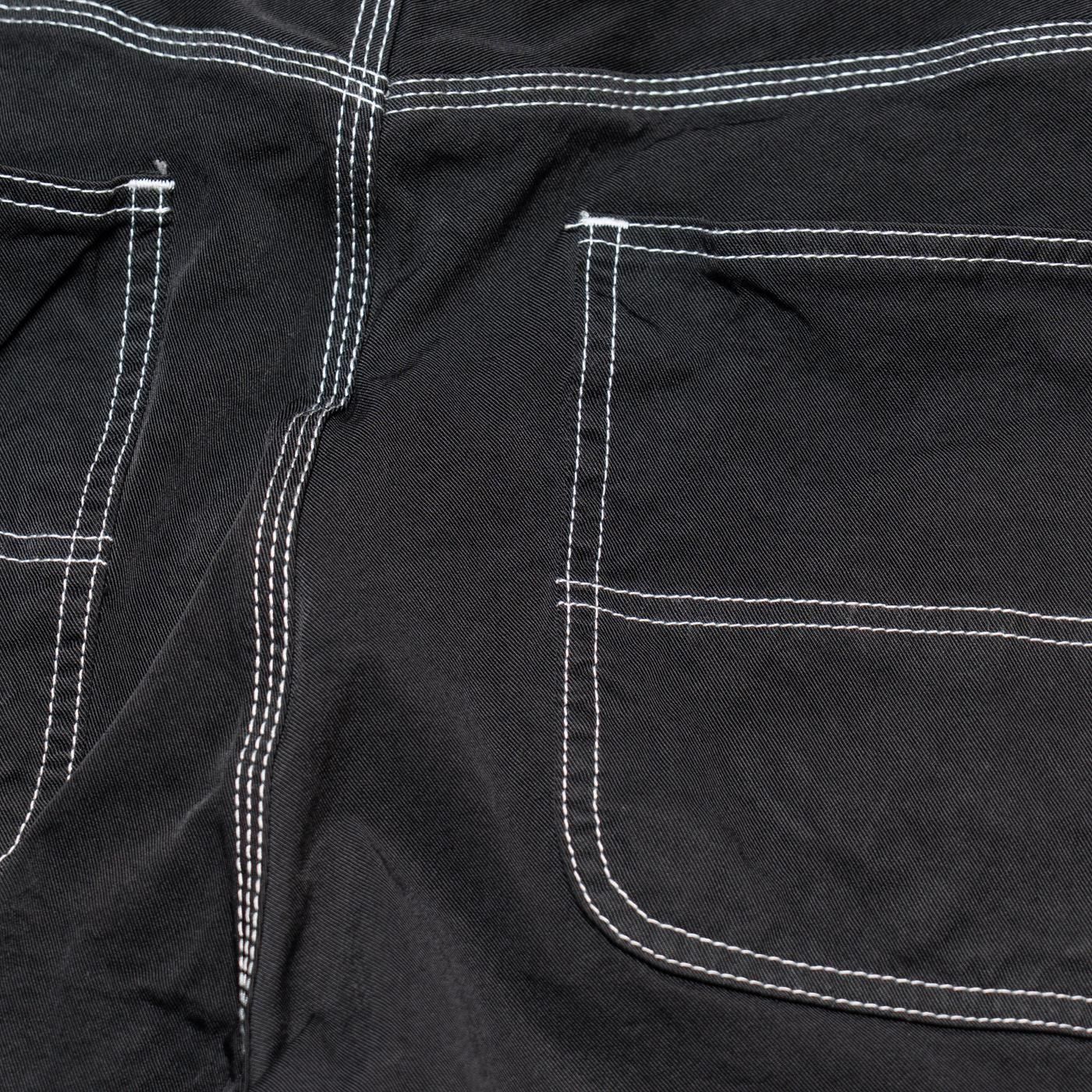 COMME des GARCONS HOMME * HP-P017 Nylon Span Twill Garment Dyed Painter Pants * Black