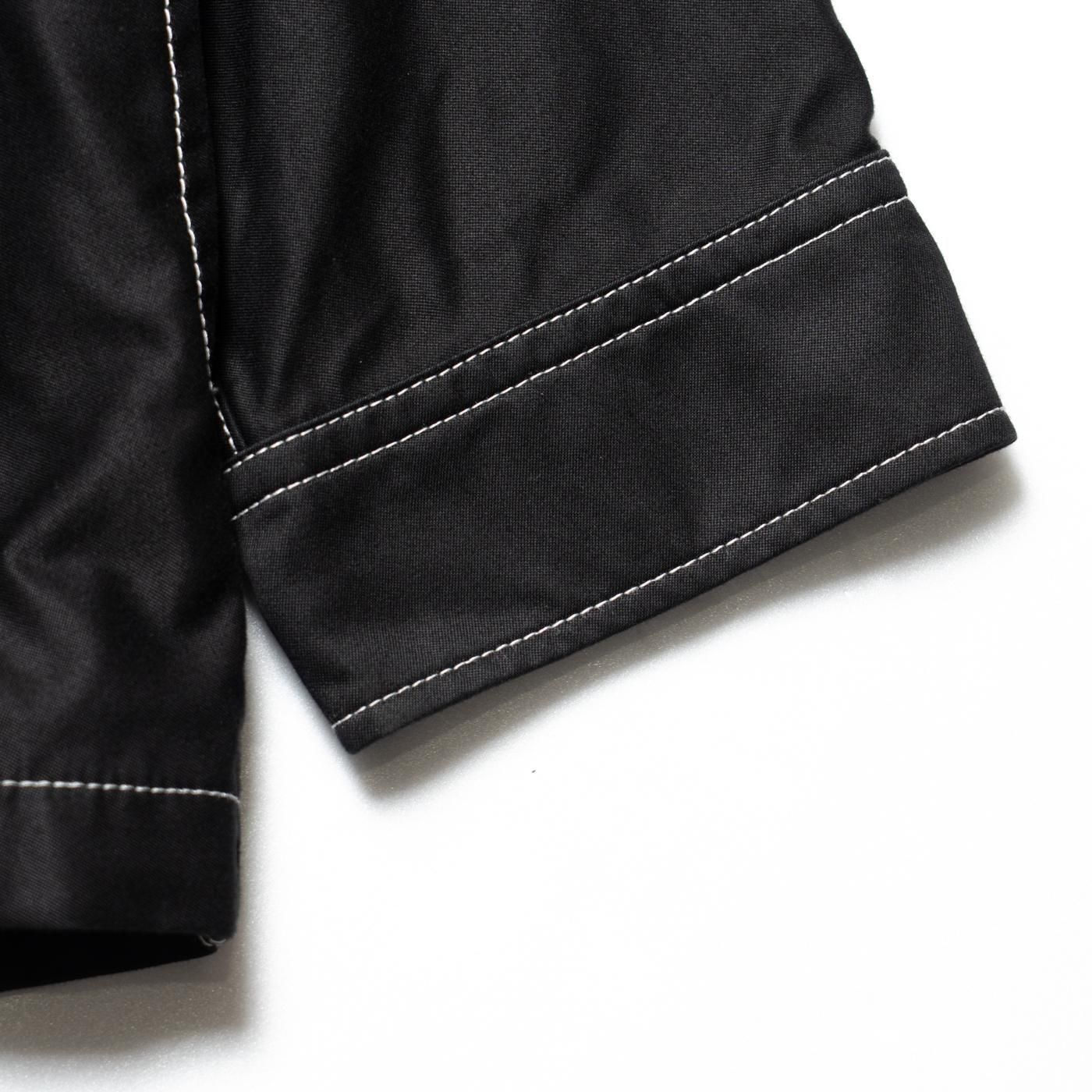 COMME des GARCONS HOMME * HP-J015 Cotton Back Satin Garment Dyed Jacket * Black