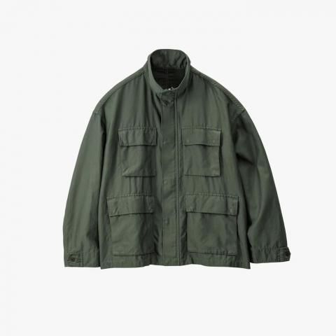 Graphpaper * GM253-30344 Cotton Cupro Back Satin Military Jacket(3Ÿ)