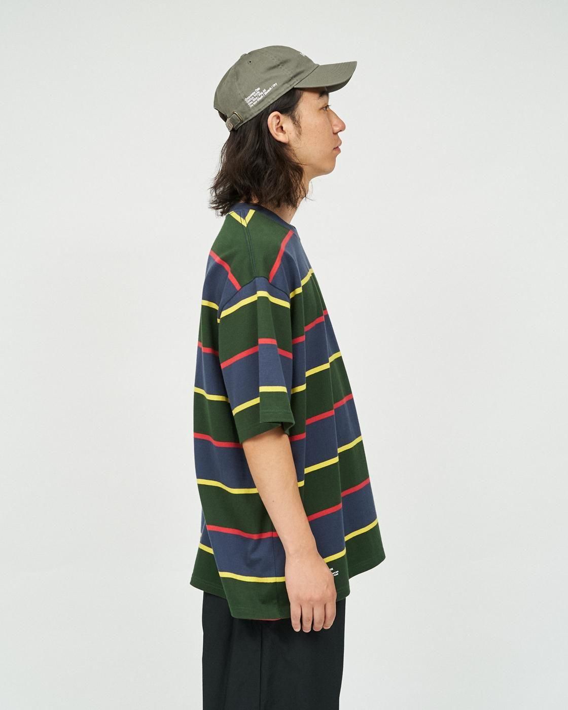 FreshService * FSC253-70132 MULTI BORDER S/S TEE(3Ÿ)