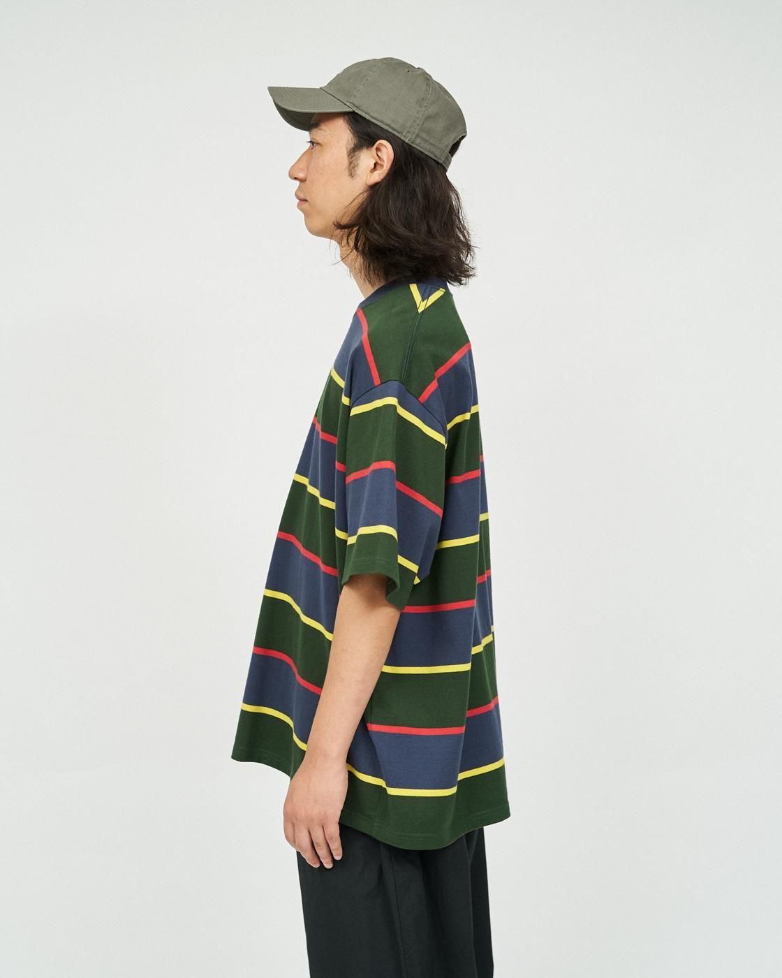 FreshService * FSC253-70132 MULTI BORDER S/S TEE(3Ÿ)