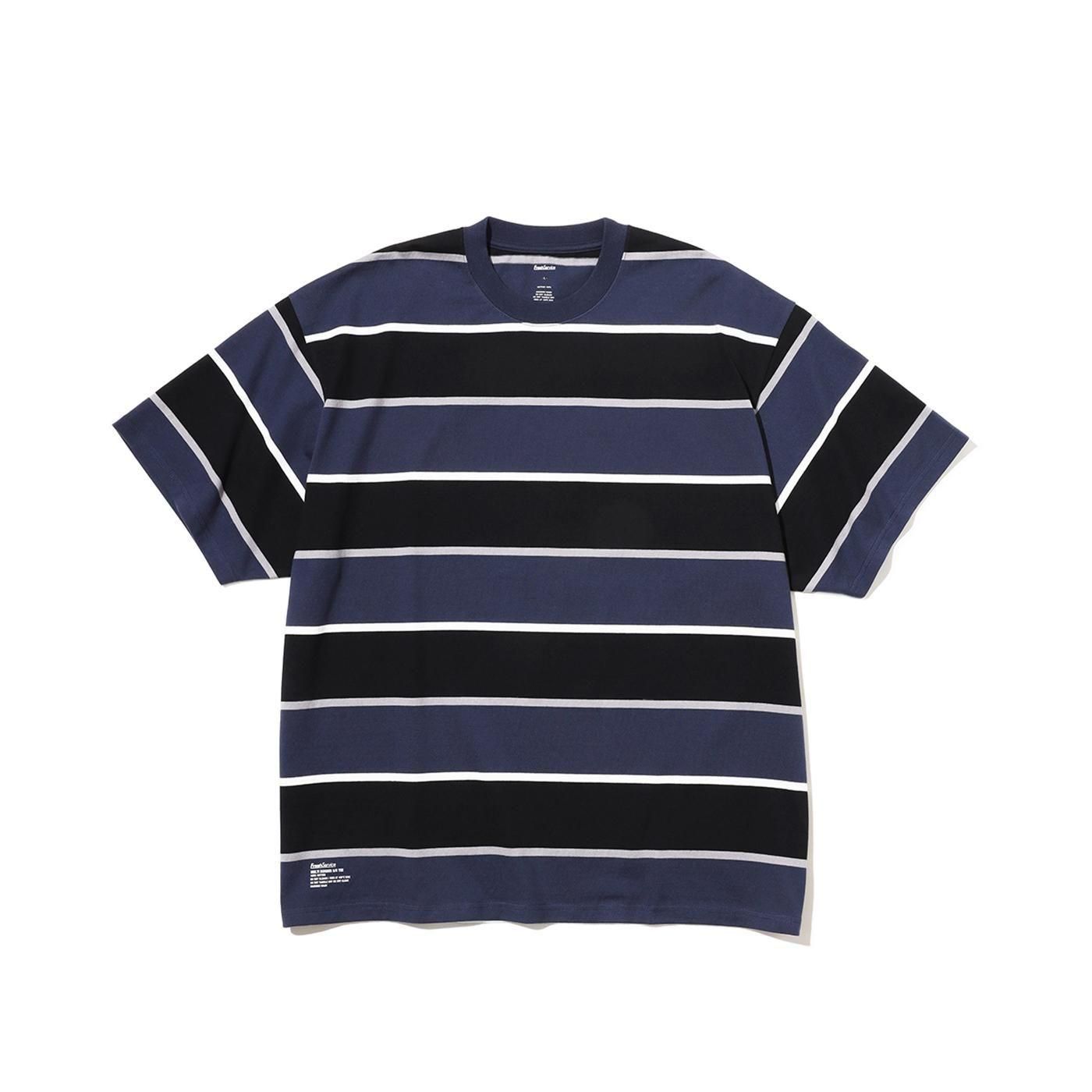 FreshService * FSC253-70132 MULTI BORDER S/S TEE(3Ÿ)