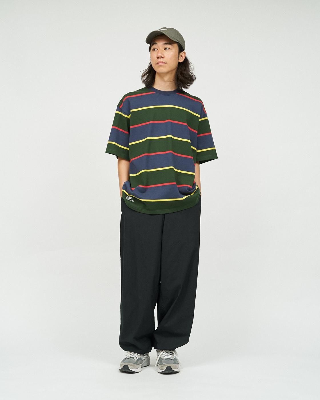 FreshService * FSC253-70132 MULTI BORDER S/S TEE(3Ÿ)