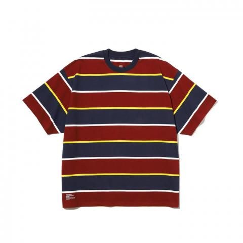 FreshService * FSC253-70132 MULTI BORDER S/S TEE(3Ÿ)