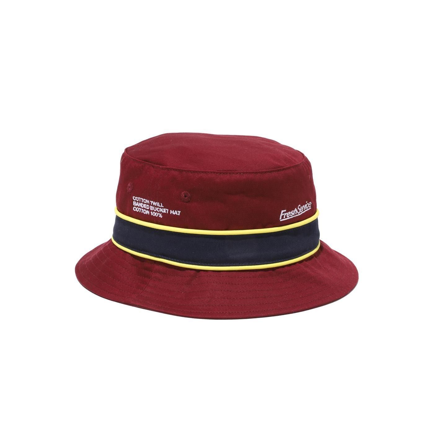 FreshService * FSP253-90216 COTTON TWILL BANDED BUCKET HAT(3Ÿ)