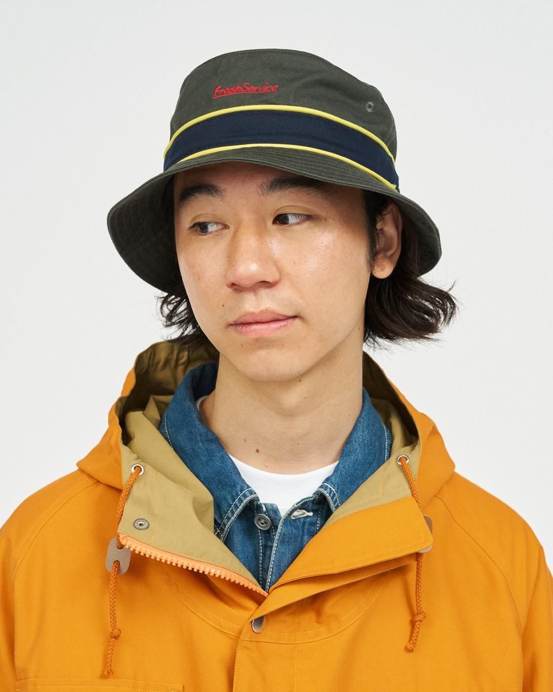 FreshService * FSP253-90216 COTTON TWILL BANDED BUCKET HAT(3Ÿ)