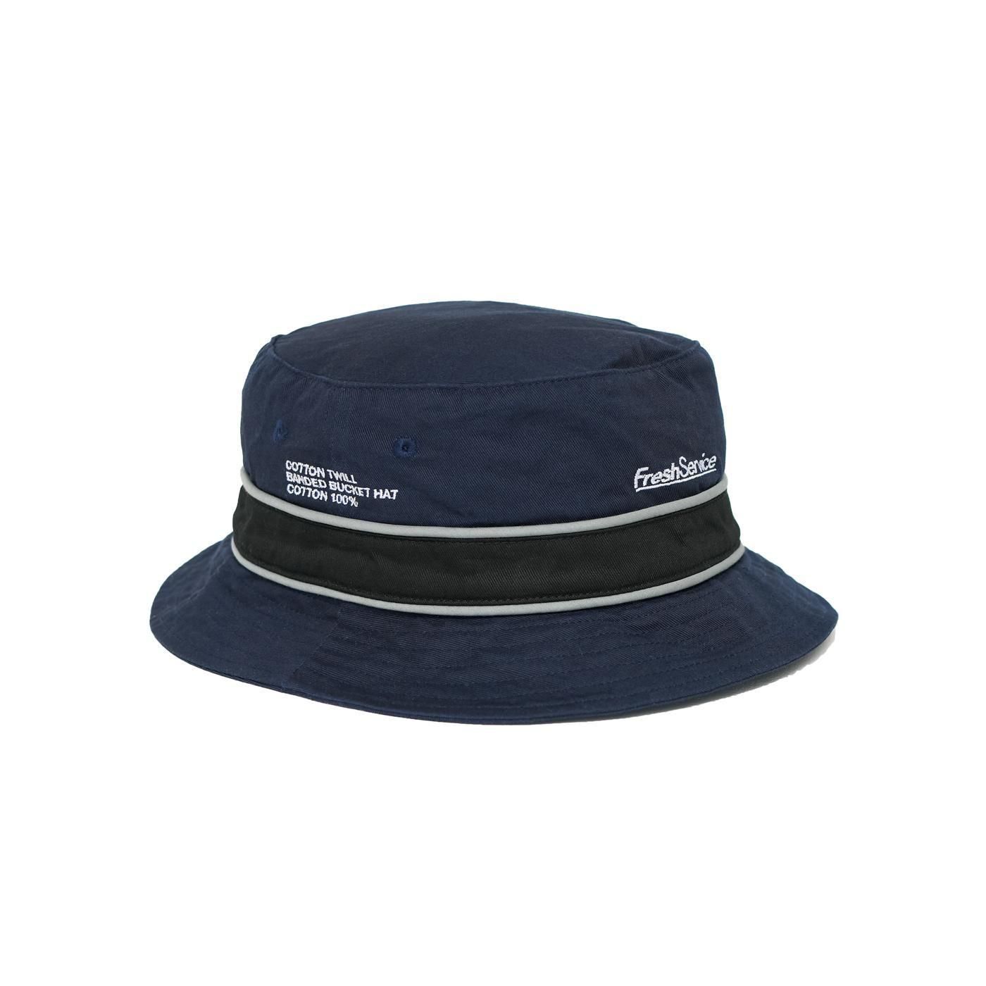 FreshService * FSP253-90216 COTTON TWILL BANDED BUCKET HAT(3Ÿ)