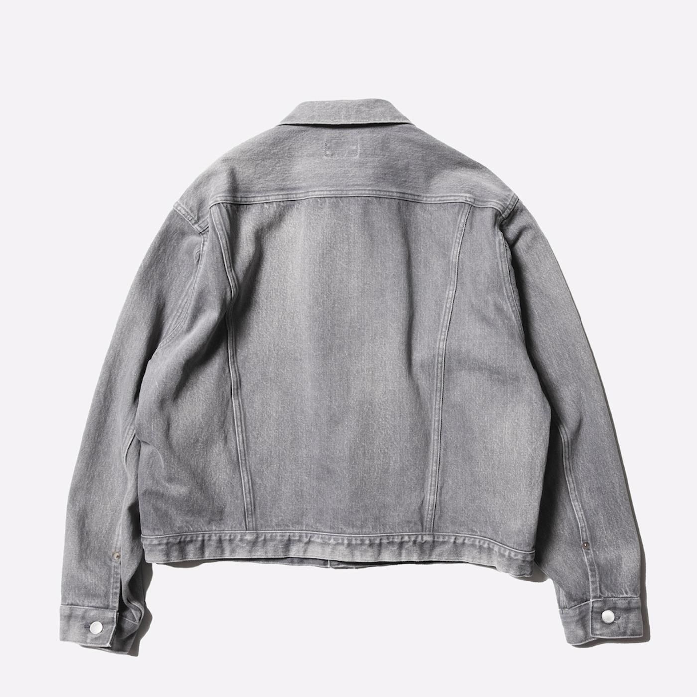 Unlikely * U25F-18-0011 Unlikely Time Travel Trucker Jacket Gray Denim * Used Gray