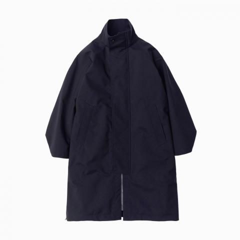 UNTRACE * _185 3Layer Stand Collar Coat * Dark Navy