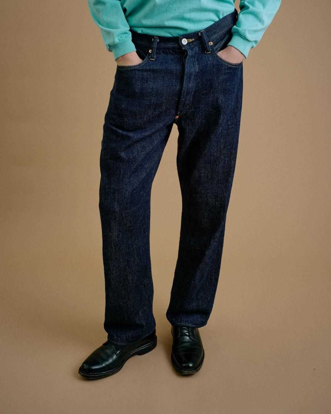 FOUNDOUR * 015FD252022 DENIM WORK PANTS * One Wash