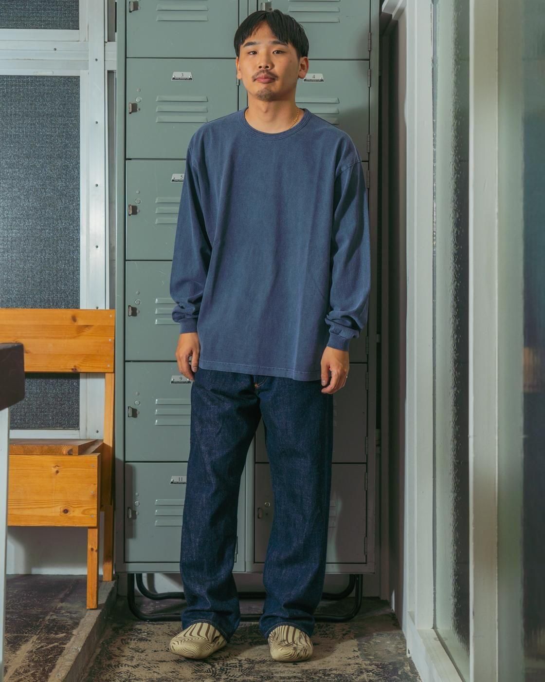 FOUNDOUR * FD252013 LONG SLEEVE FADE TEE SHIRT(4Ÿ)