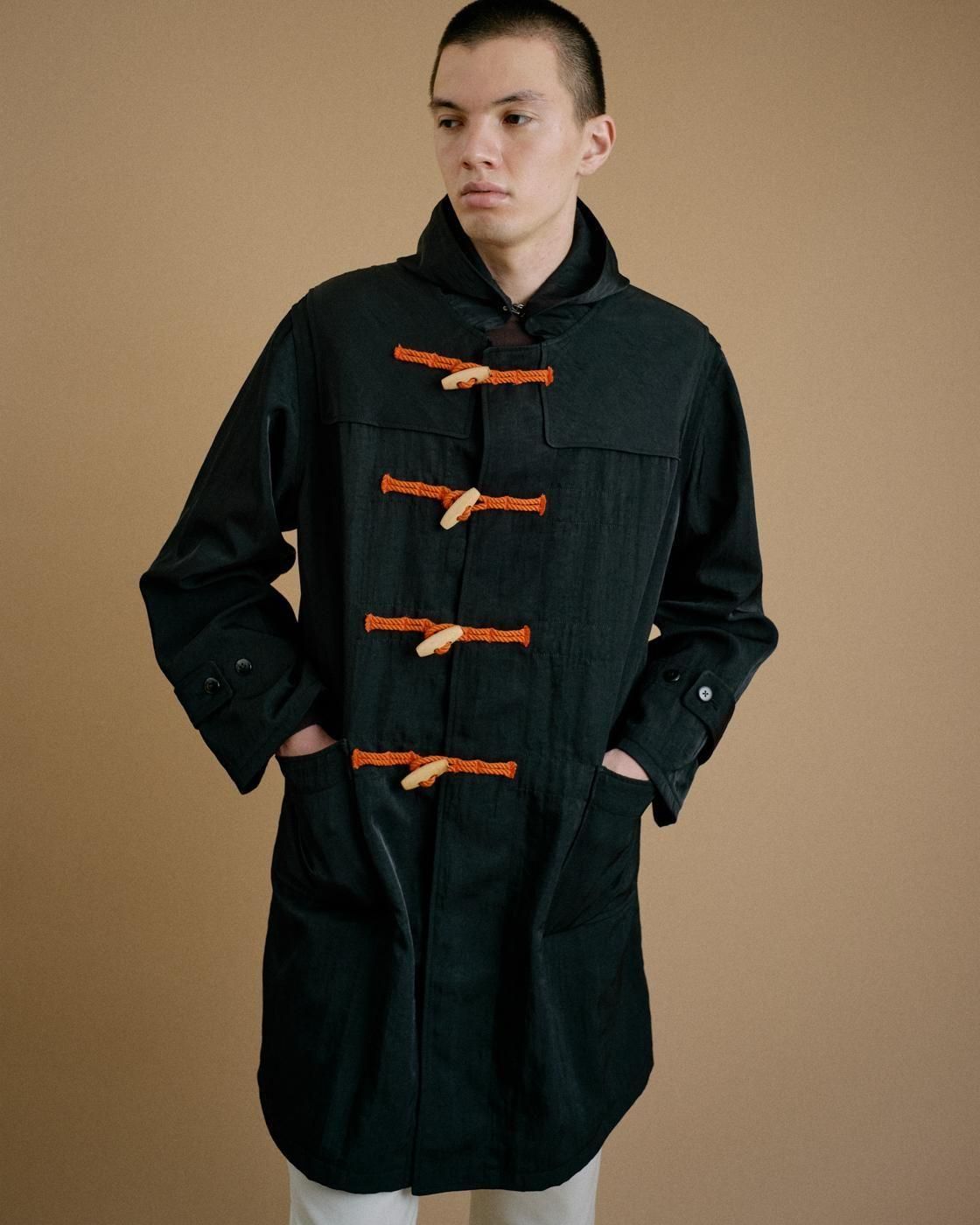 FOUNDOUR * FD252016 DUFFLE COAT * Black