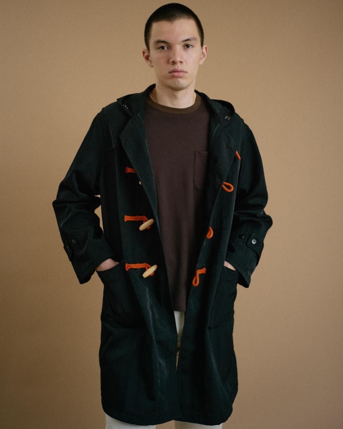 FOUNDOUR * FD252016 DUFFLE COAT * Black