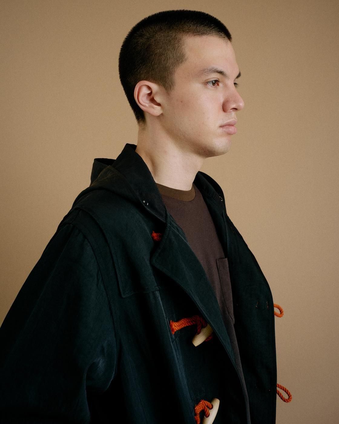 FOUNDOUR * FD252016 DUFFLE COAT * Black