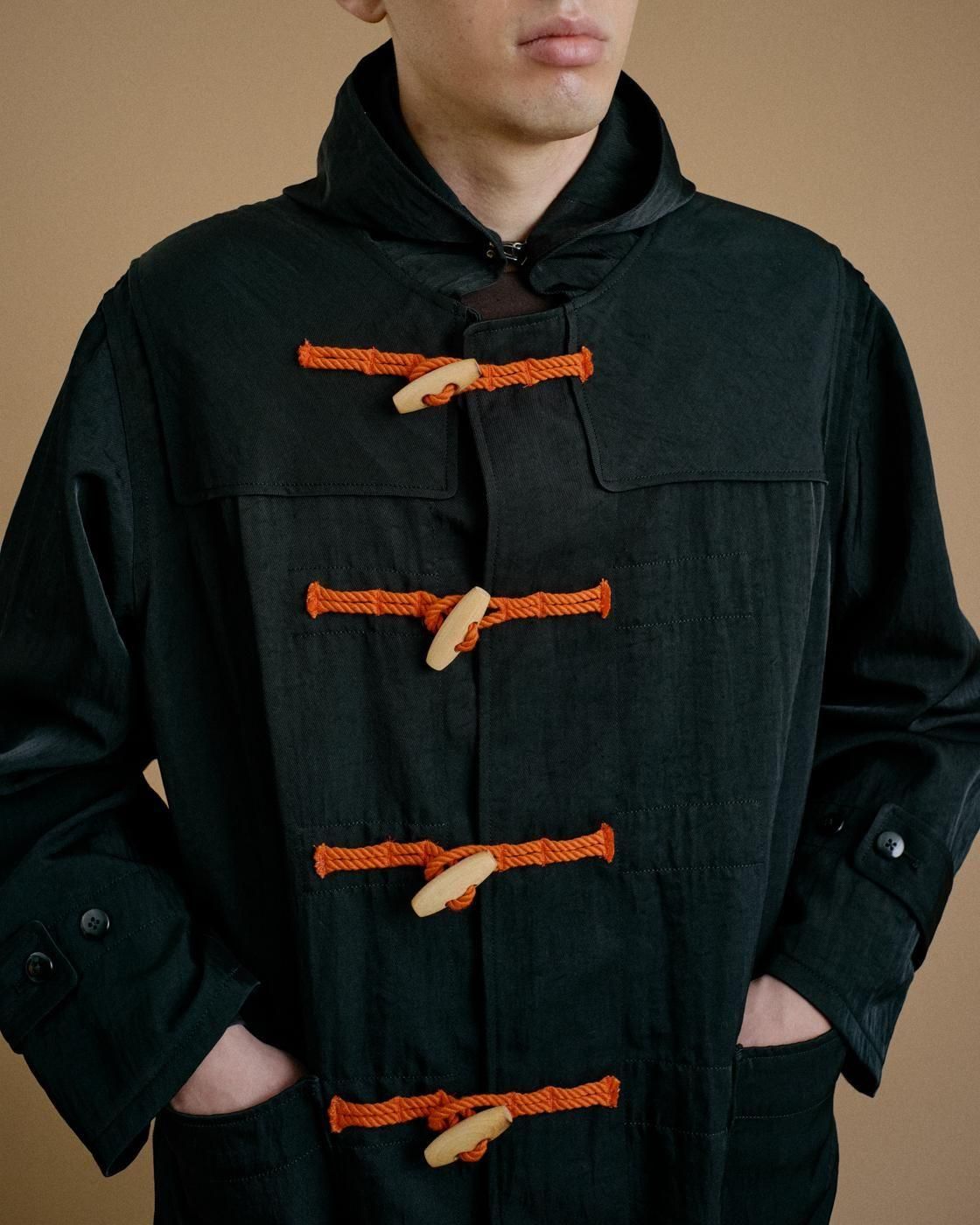 FOUNDOUR * FD252016 DUFFLE COAT * Black