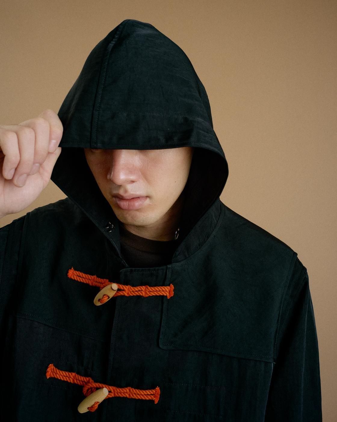 FOUNDOUR * FD252016 DUFFLE COAT * Black