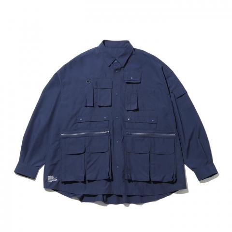 FreshService * FSC253-40162B MINOTECH TAFFETA TACTICAL POCKET L/S SHIRT(2Ÿ)
