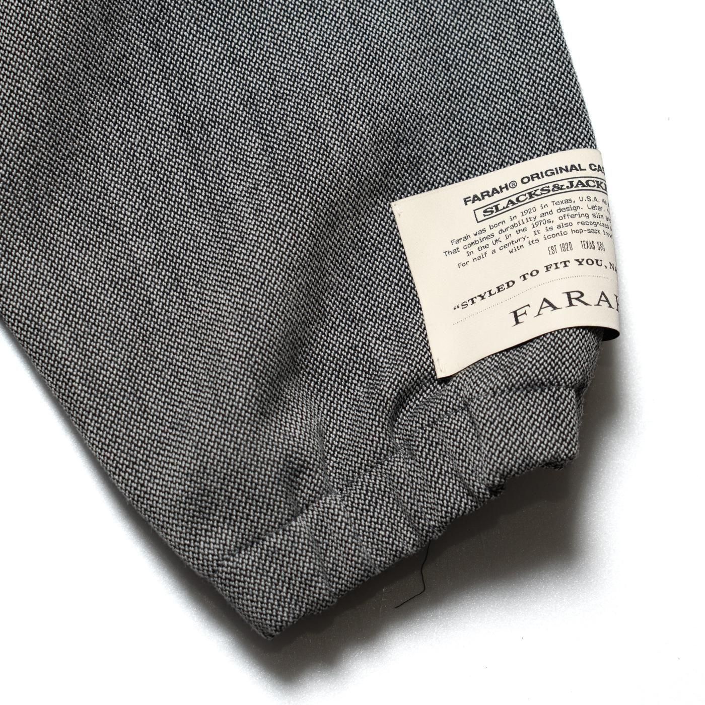 FARAH * FR0502-M1007 Hooded Zip Up Blouson * DarkGrey