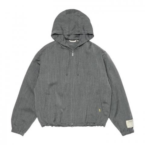 FARAH * FR0502-M1007 Hooded Zip Up Blouson * DarkGrey