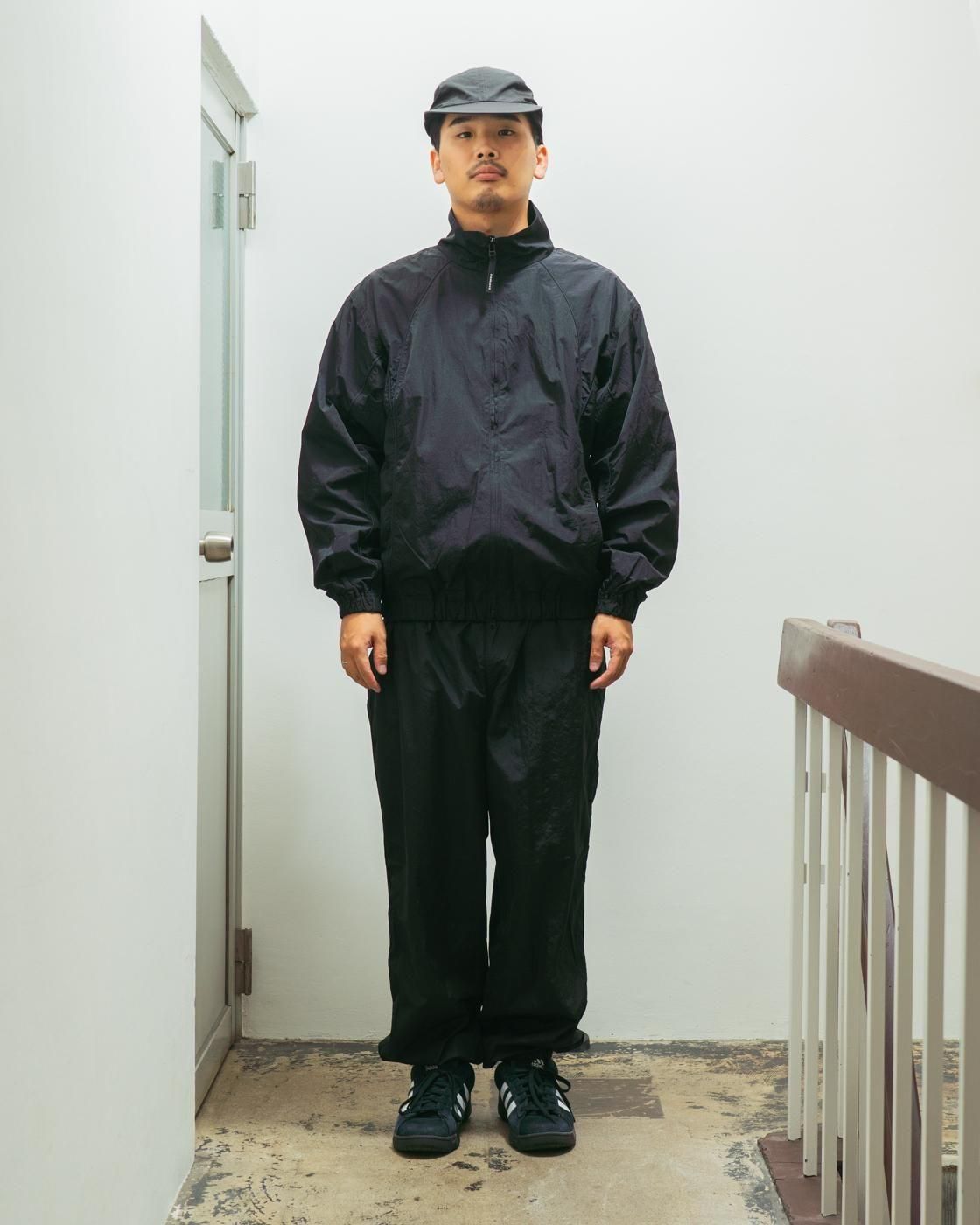 FARAH * FR0502-M4026 Nylon Piping Jogger Pants * Black