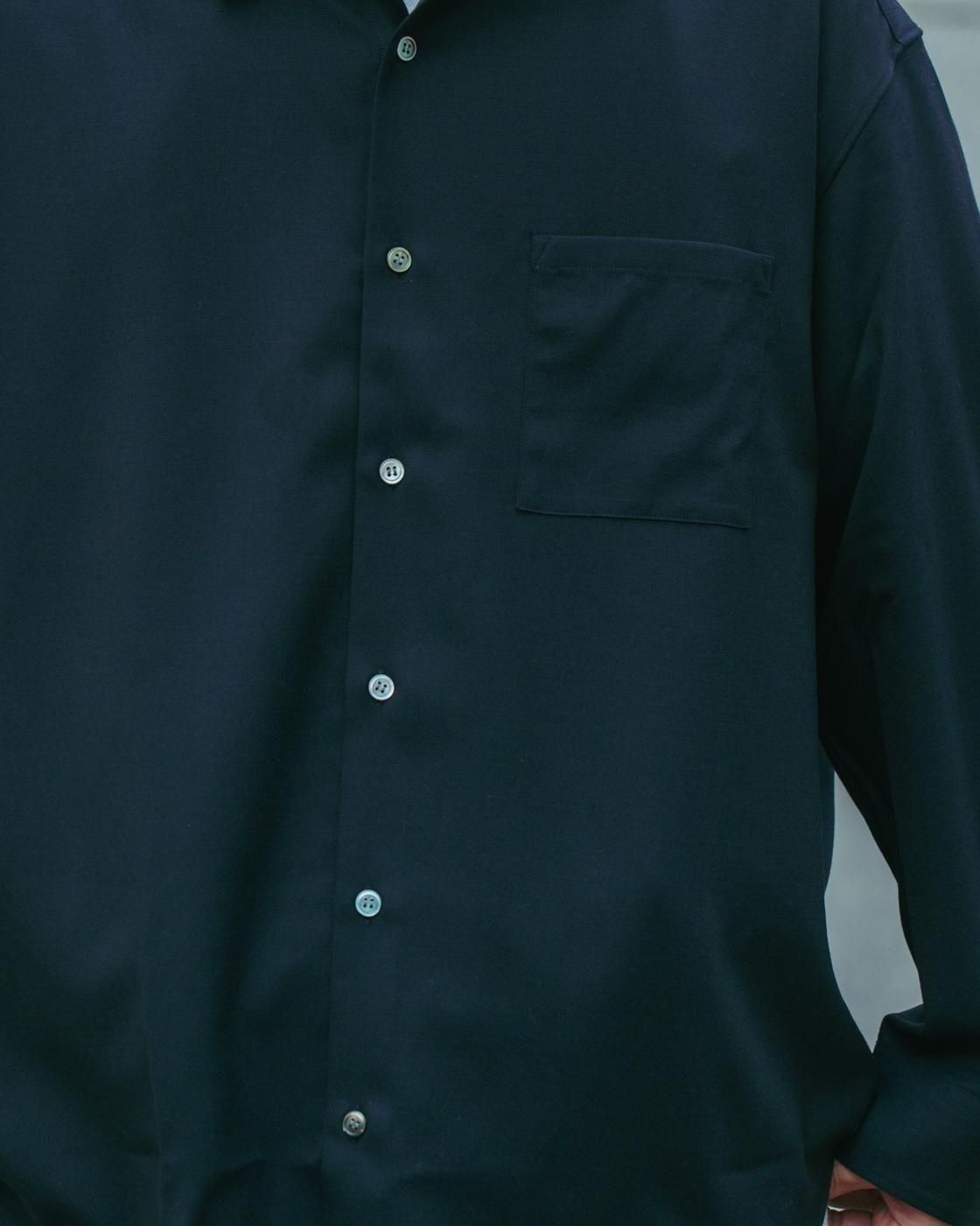 BODHI * BD25AW-SH001 PRINCIPLE/CASHMERE OX SHIRT * Dark Navy