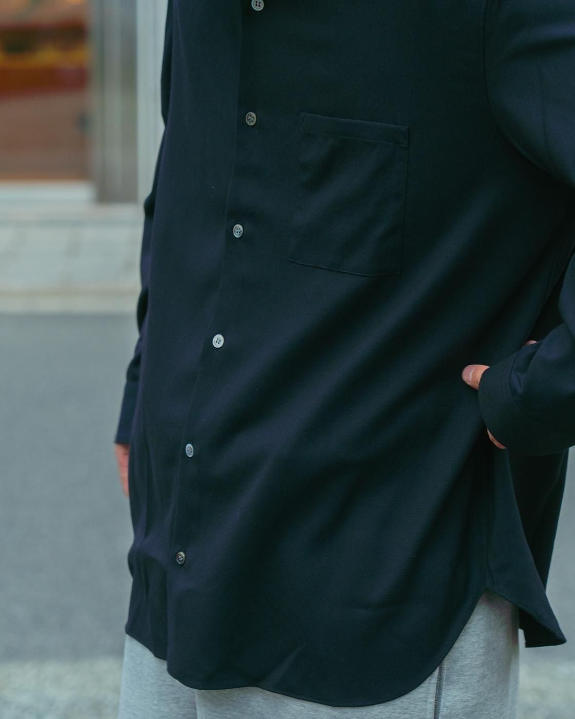 BODHI * BD25AW-SH001 PRINCIPLE/CASHMERE OX SHIRT * Dark Navy