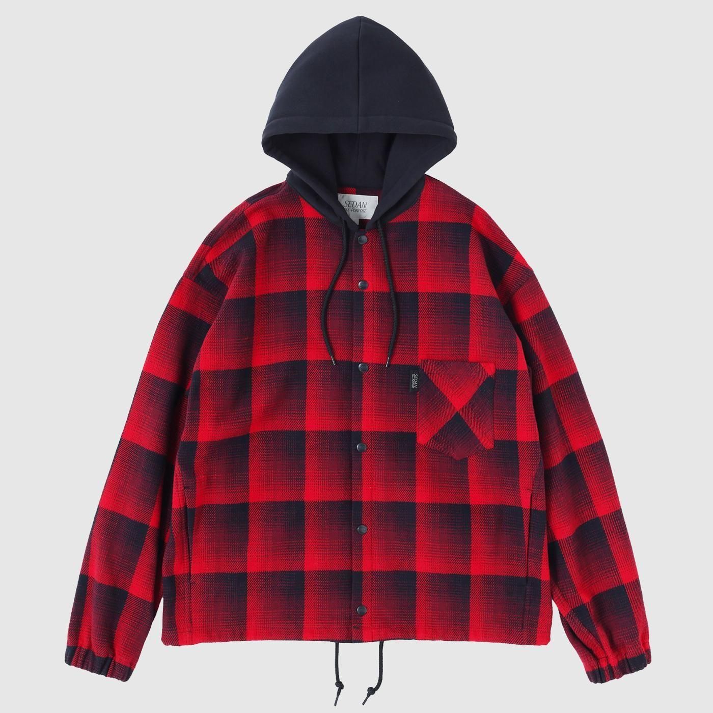 SEDAN ALL-PURPOSE * SD25F-SH05 Flannel Hoodie(2色展開)