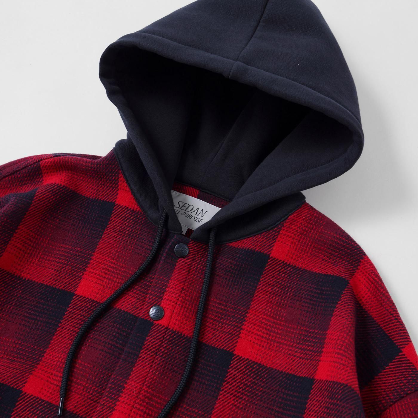 SEDAN ALL-PURPOSE * SD25F-SH05 Flannel Hoodie(2色展開)
